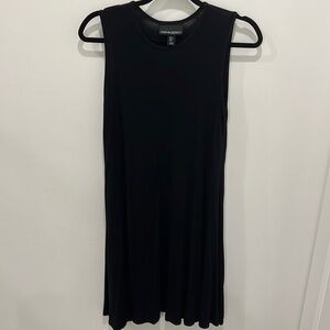 Cynthia Rowley Black Sleeveless Shift Dress Size Small